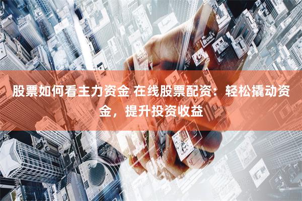 股票如何看主力资金 在线股票配资：轻松撬动资金，提升投资收益