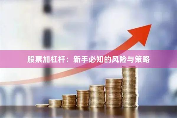 股票加杠杆：新手必知的风险与策略